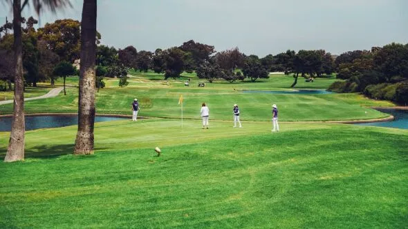 Golf course photo